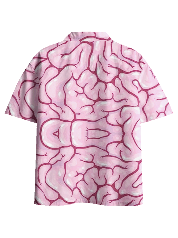 CEREBRAL CORTEX BUTTON UP POCKET SHIRT