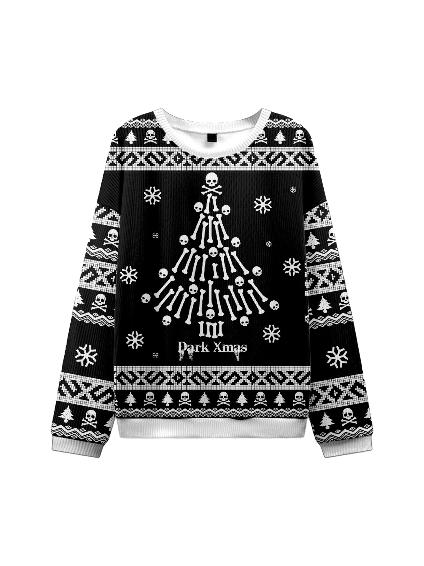 DARK XMAS UGLY CHRISTMAS SWEATSHIRT-ClassyOutlaw Sale
