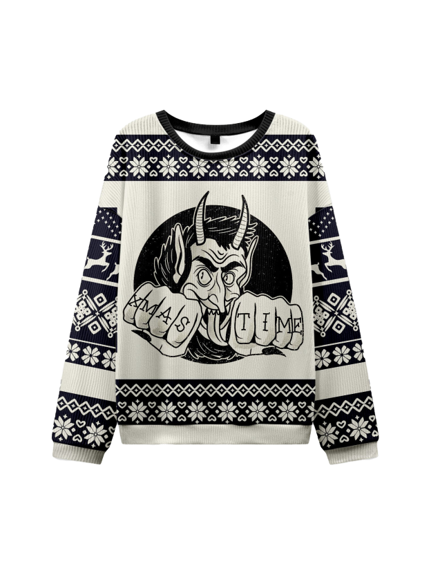 XMAS TIME UGLY CHRISTMAS SWEATSHIRT
