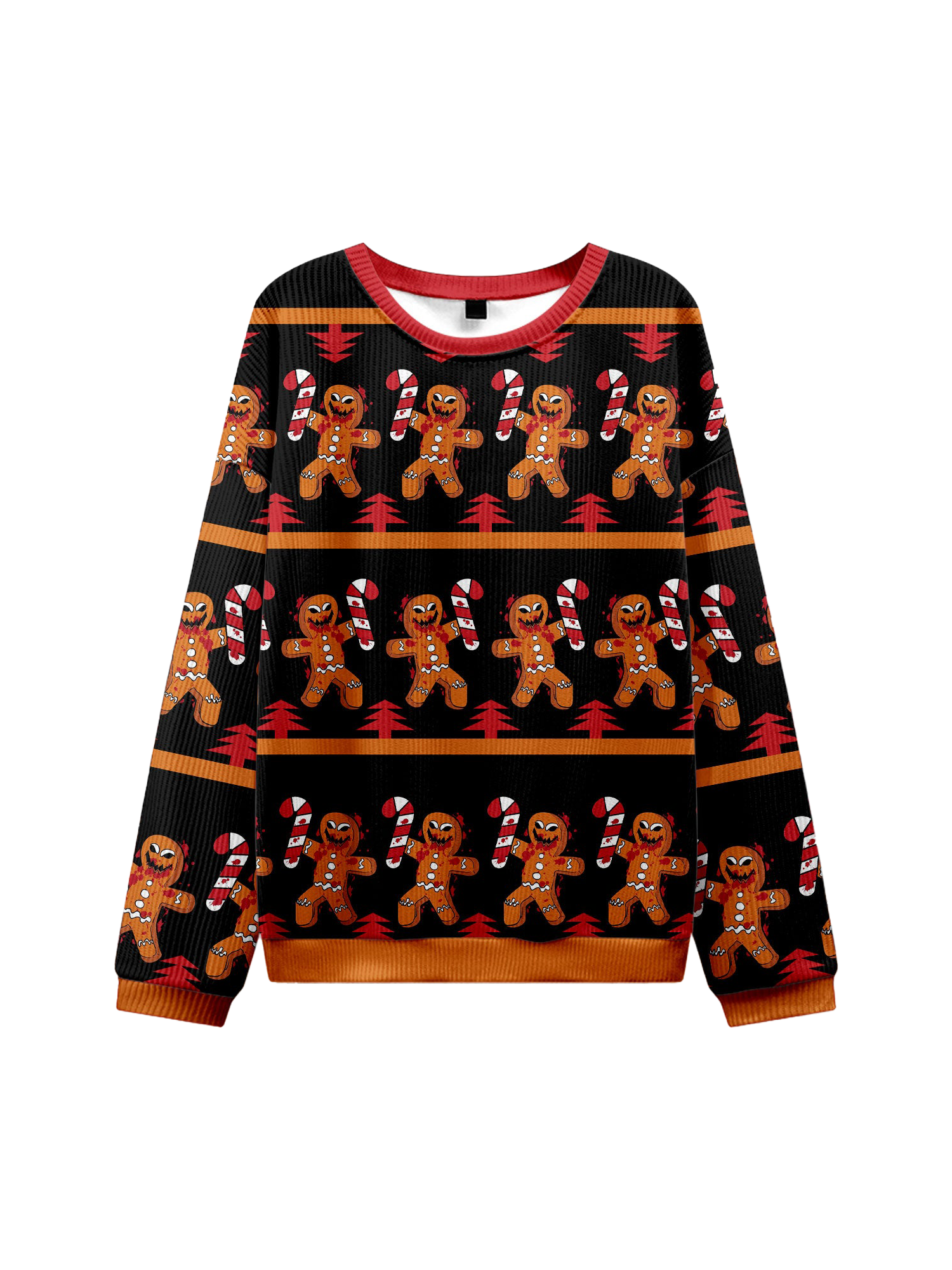 SPOOKY GINGERBREAD UGLY CHRISTMAS SWEATSHIRT