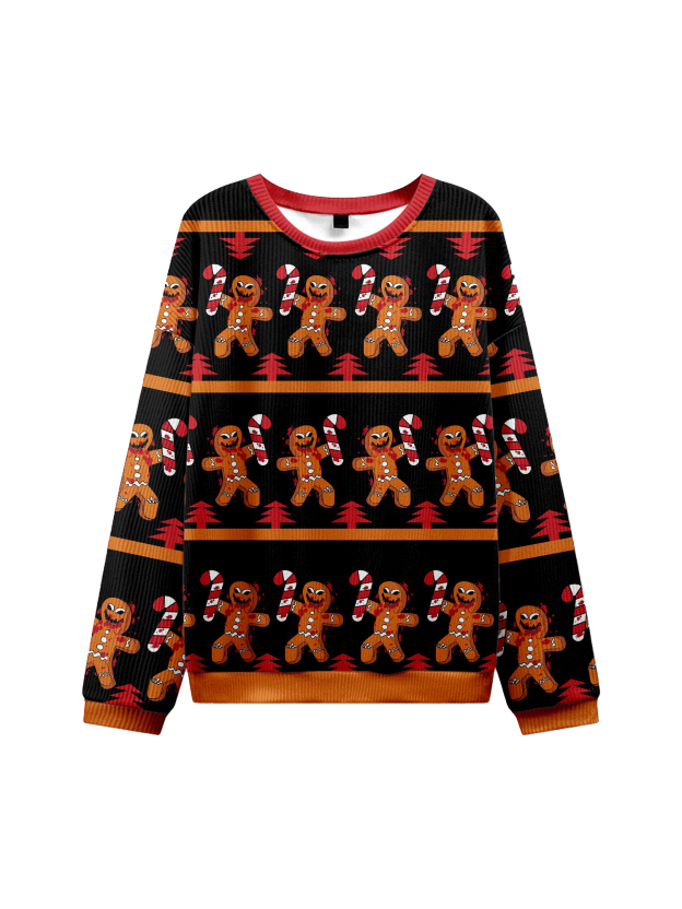 SPOOKY GINGERBREAD UGLY CHRISTMAS SWEATSHIRT