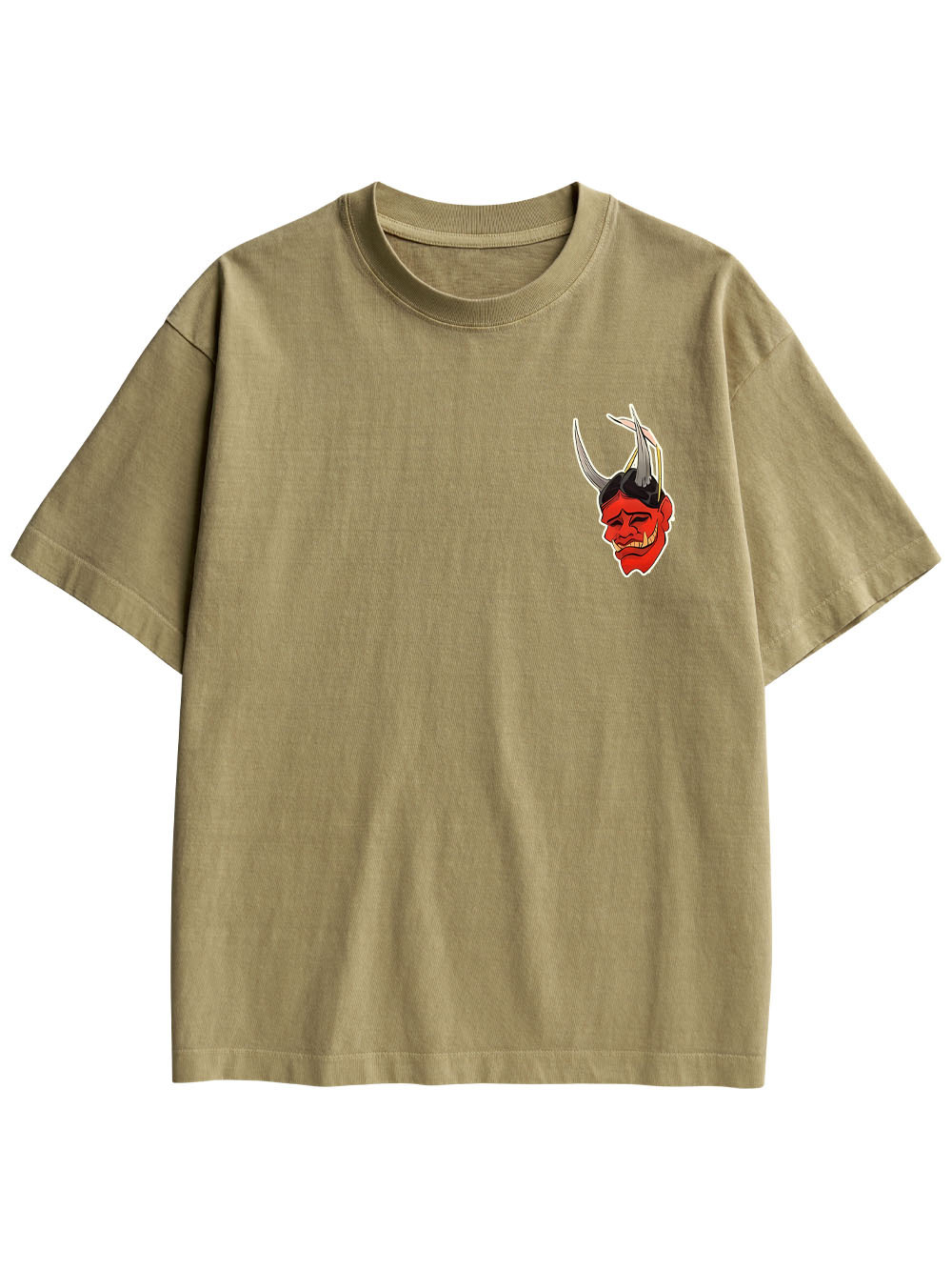 TATTOOED MYSTIQUE DOUBLE SIDED PRINT WASHED TSHIRT