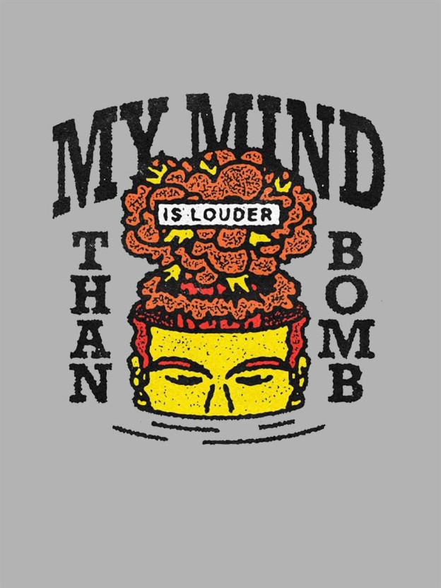 My Mind The Bomb Washed Tshirt