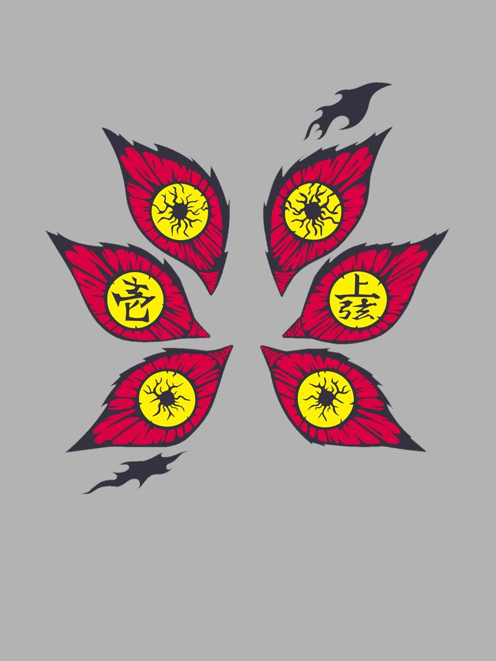 Fiery Eyes of Power Washed Tshirt