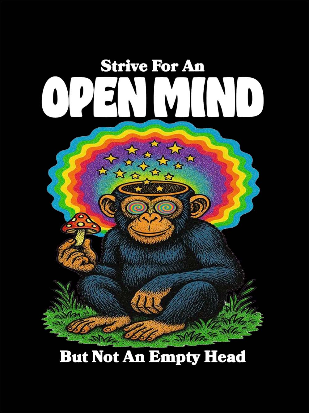 Open Mind, Full Head Washed Tshirt