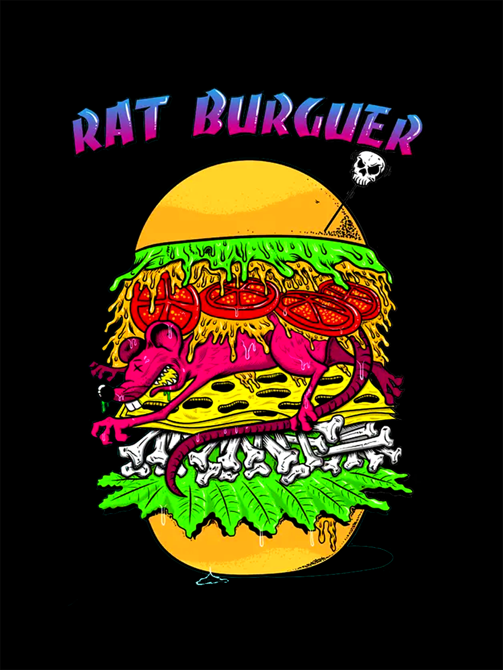 Rat Burger Washed Tshirt