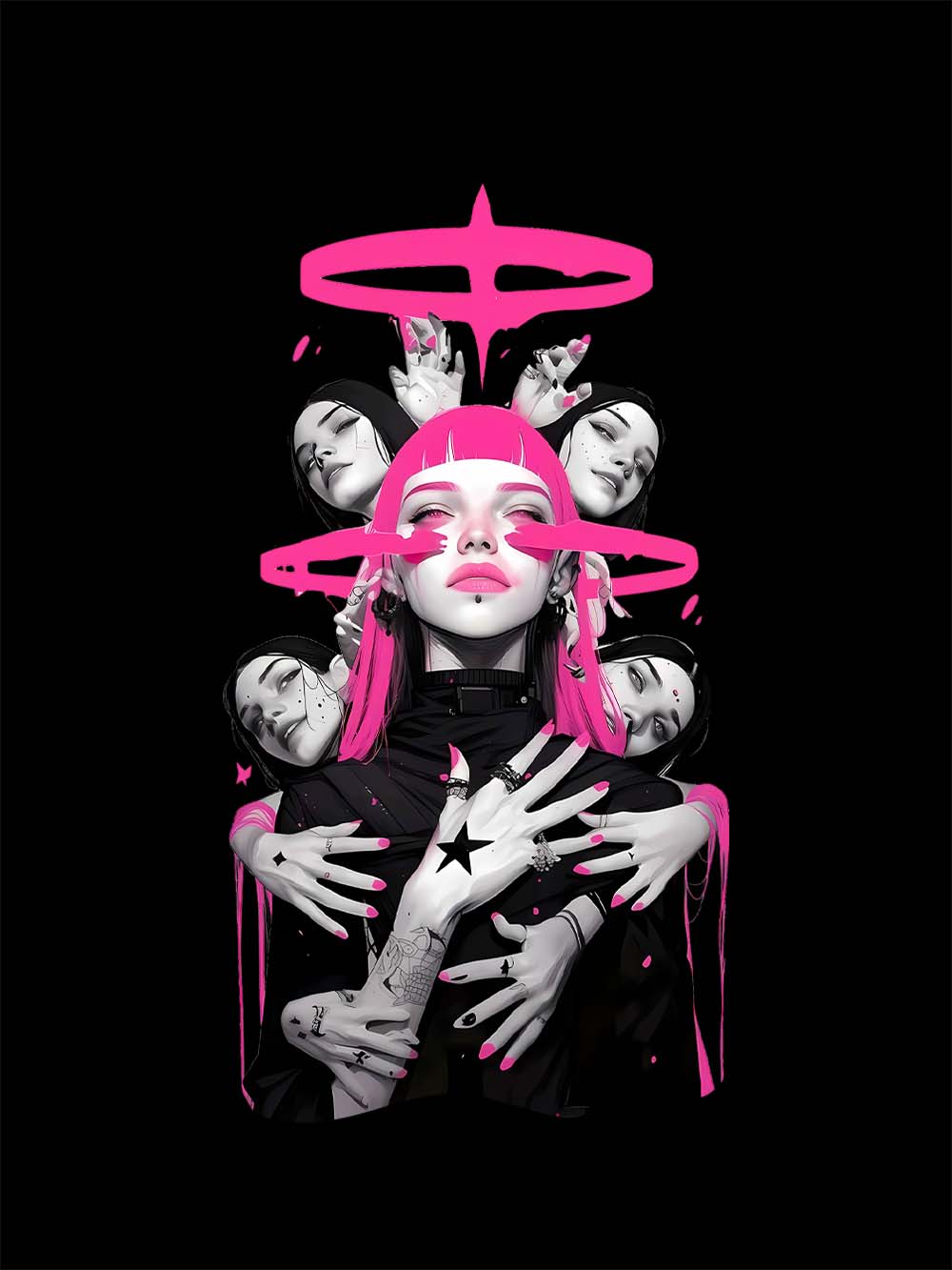 Neon Divinity Washed Tshirt