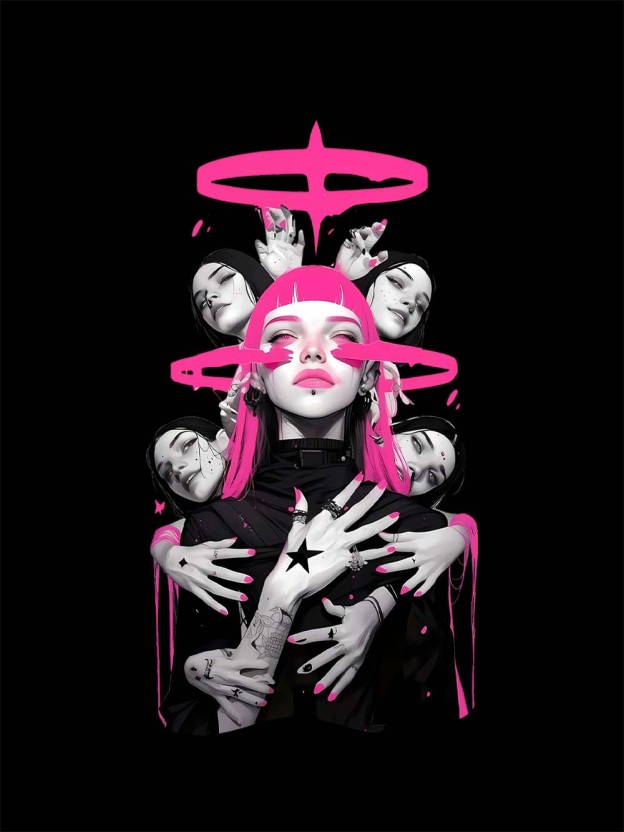 Neon Divinity Washed Tshirt