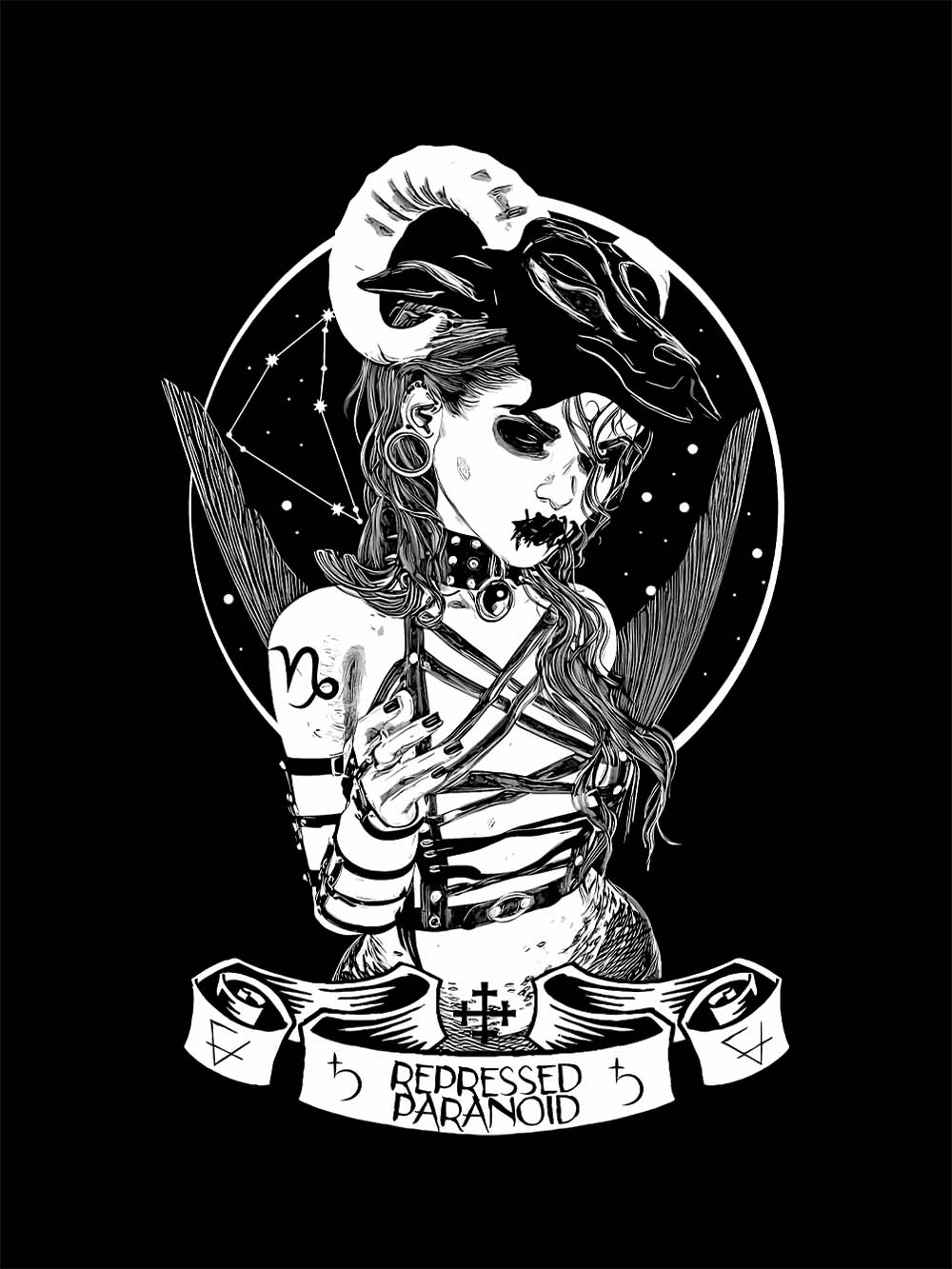 REAPRESSIVE DARKNESS WASHED TSHIRT