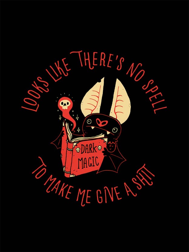 NO SPELLS GIVEN WASHED TSHIRT