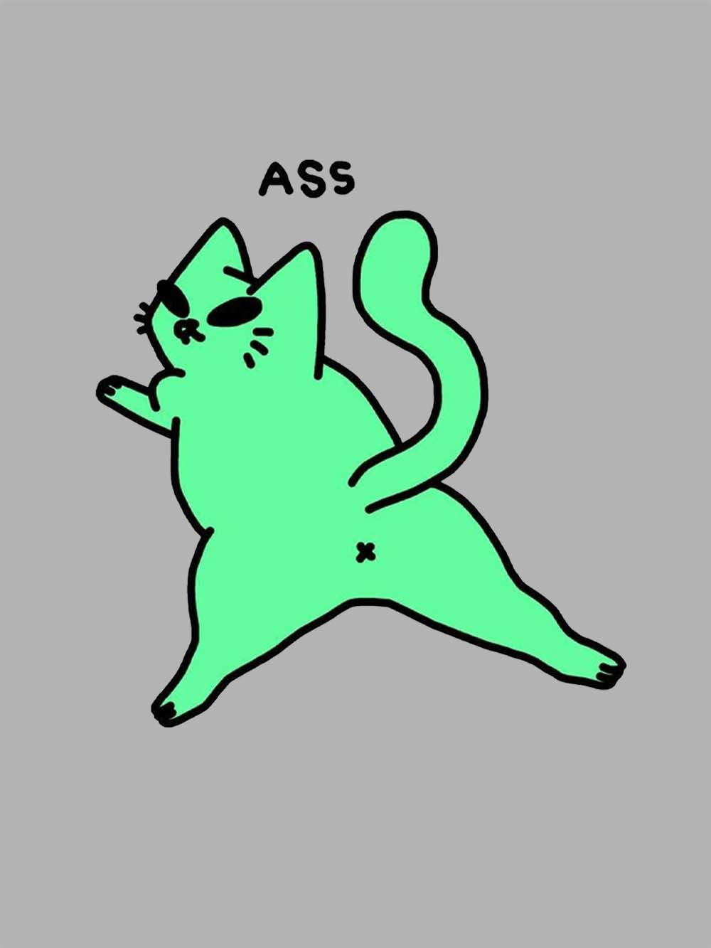 Cat's Ass Washed Tshirt