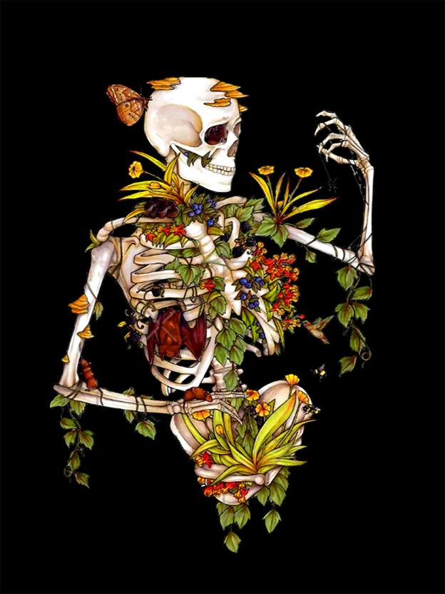 Floral Rebirth Washed Tshirt