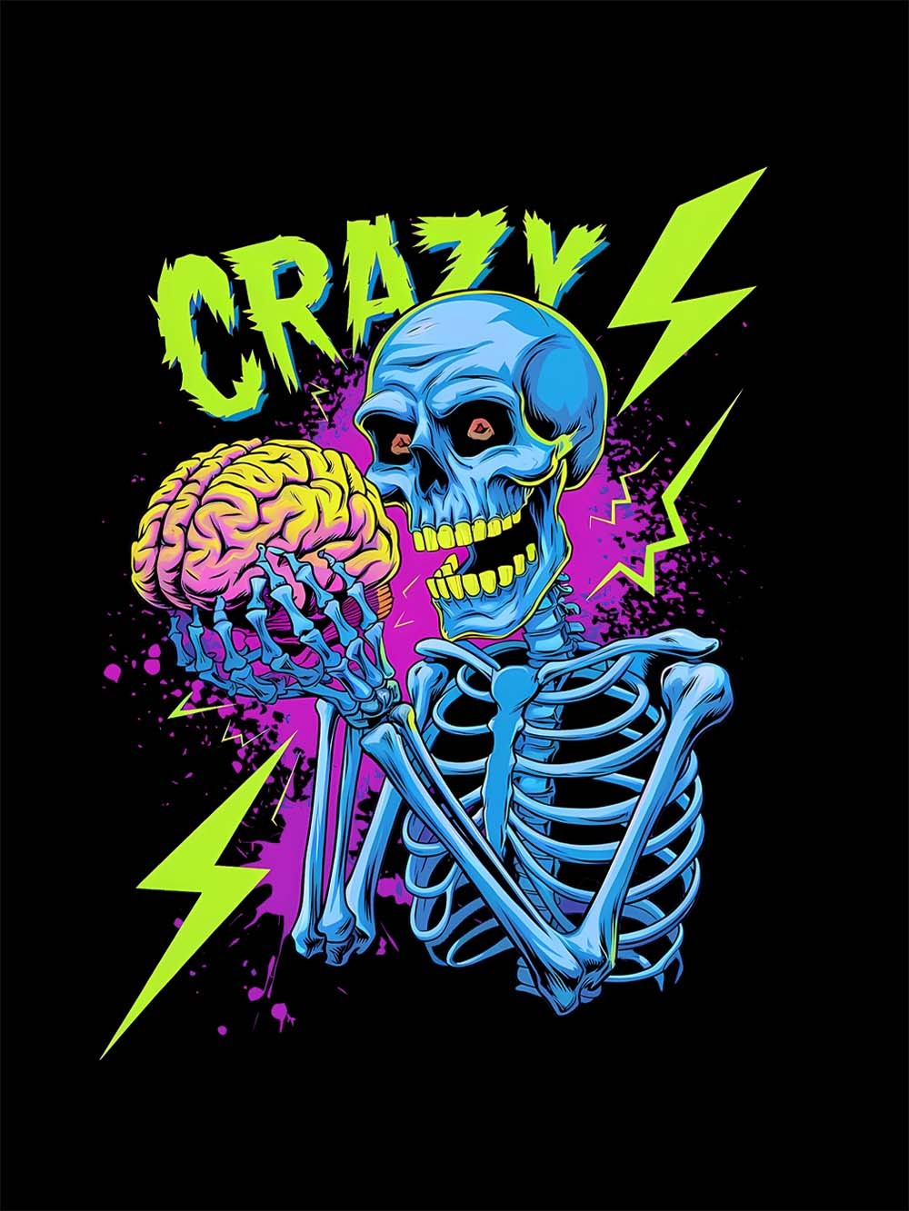 CRAZY MINDS UNLEASHED WASHED TSHIRT