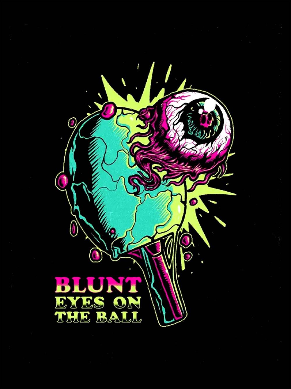 Blunt Eyes On The Ball Washed Tshirt