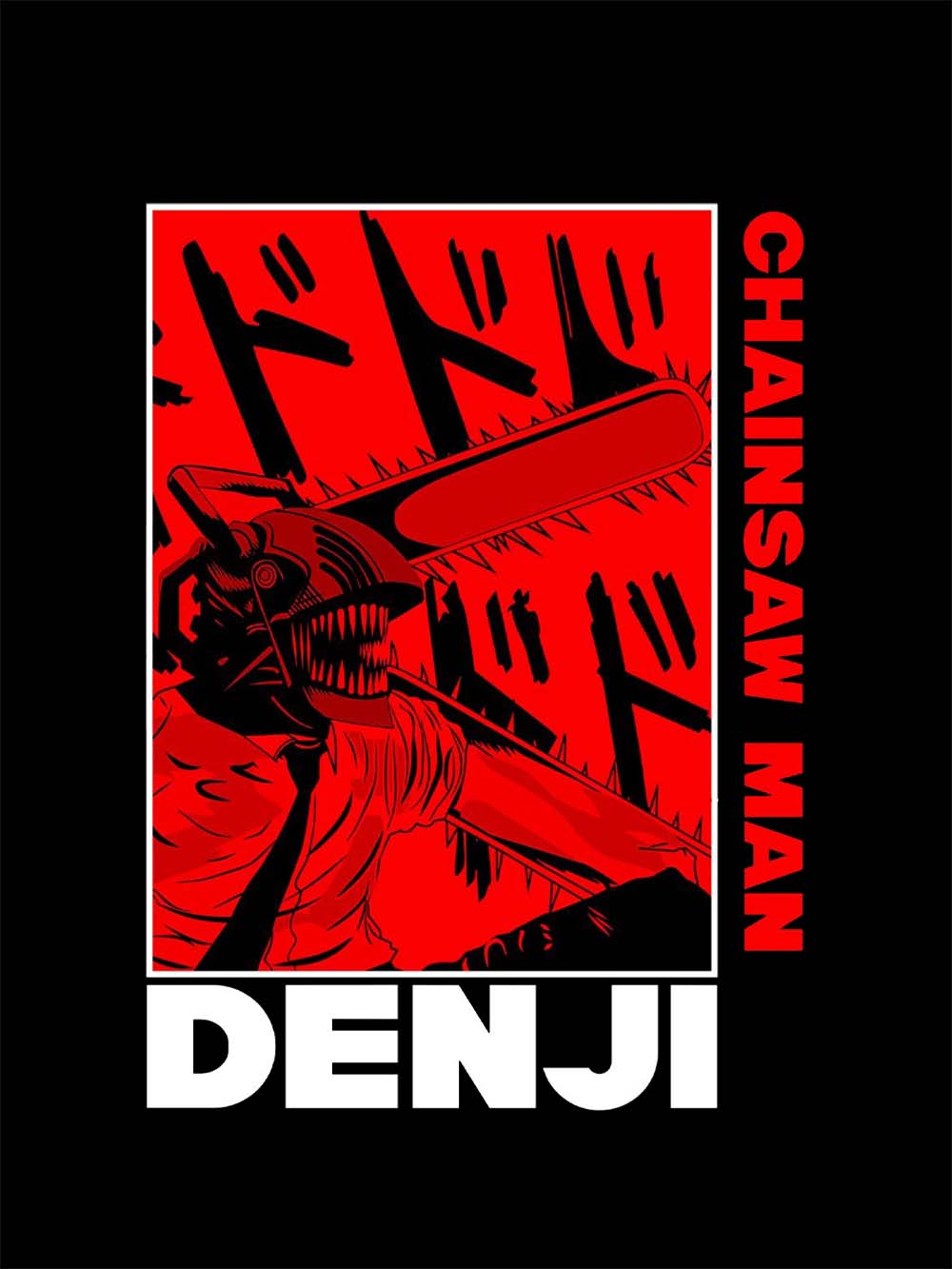 CHAINSAW MAN WASHED TSHIRT