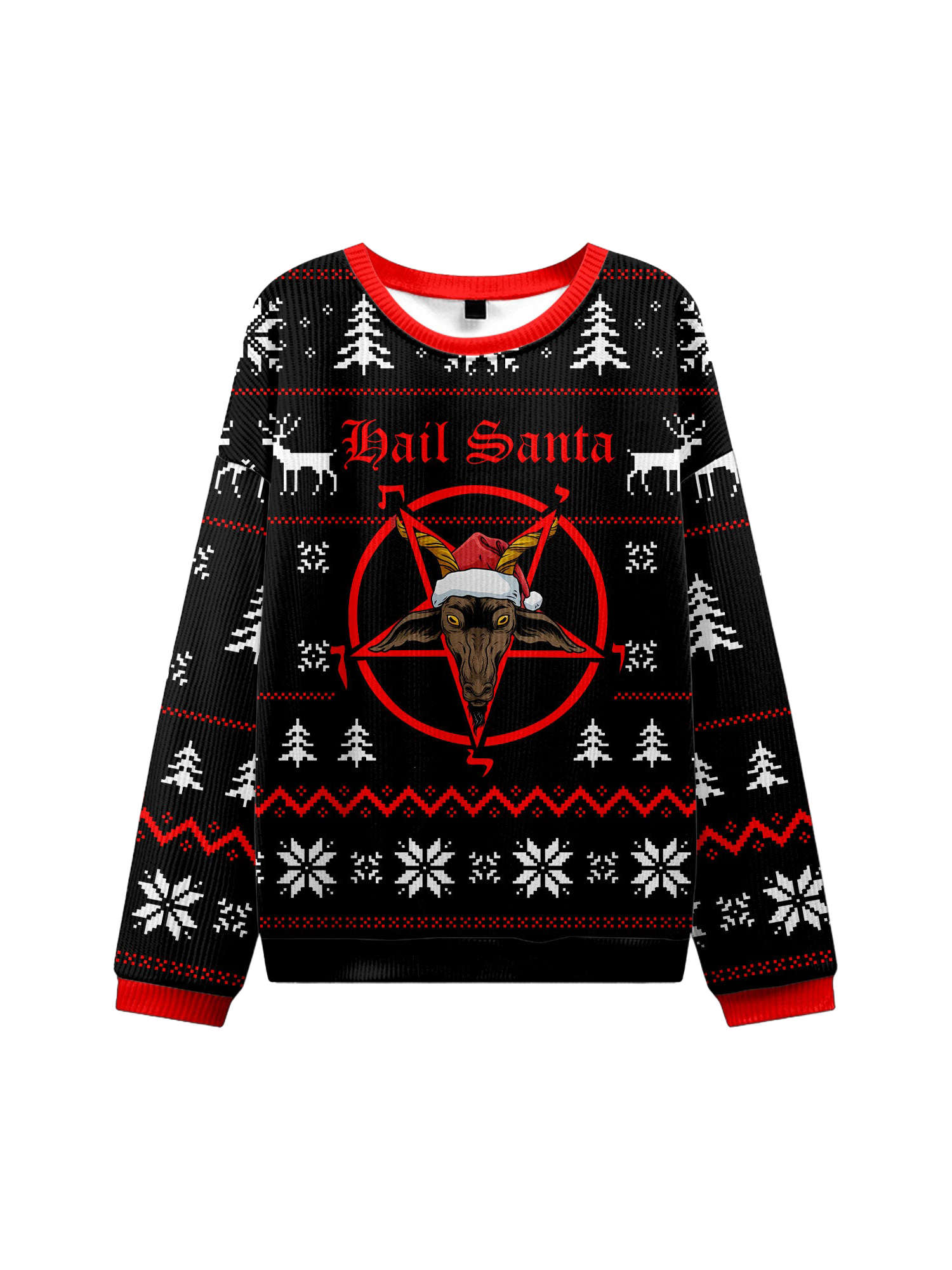 HAIL SANTA UGLY CHRISTMAS SWEATSHIRT