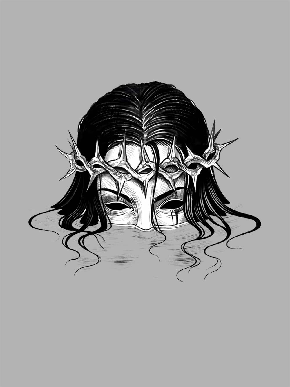 CROWN OF SILENT DESPAIR WASHED TSHIRT