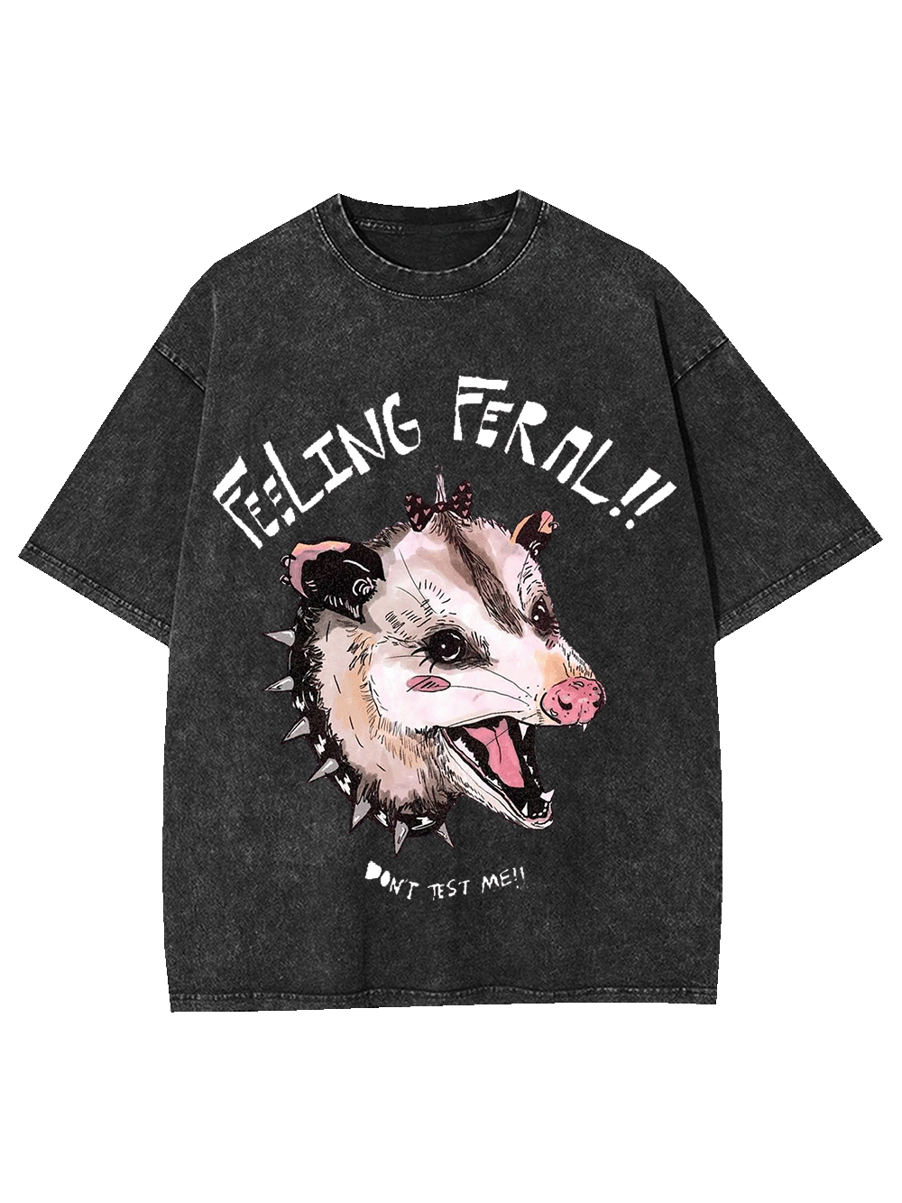 Feeling Ferocious Washed Tshirt-ClassyOutlaw Sale