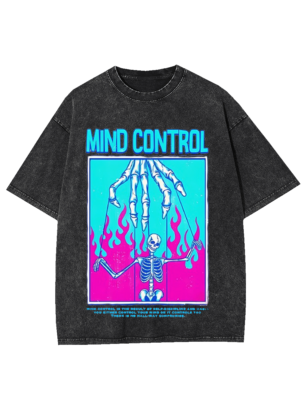MIND CONTROL WASHED TSHIRT-ClassyOutlaw Sale