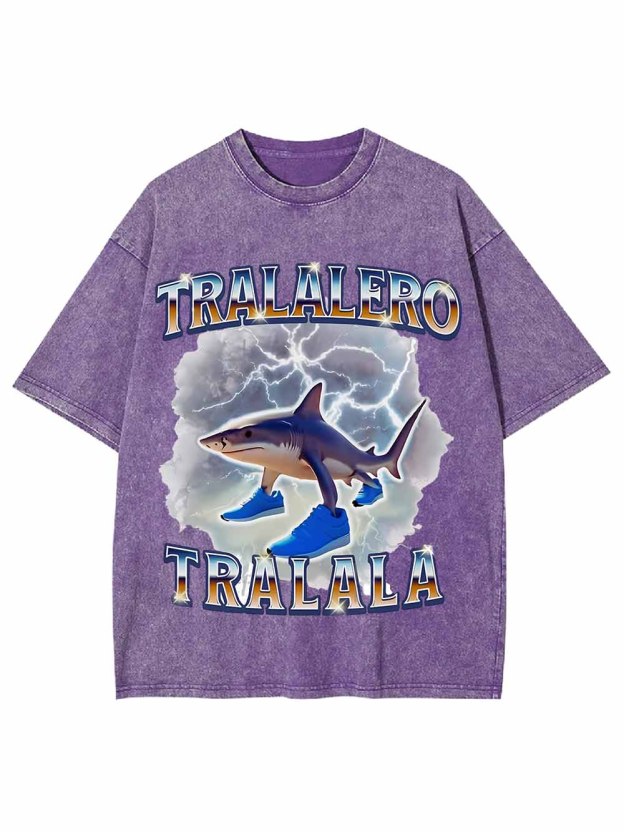 TRALALERO TRALALA WASHED TSHIRT