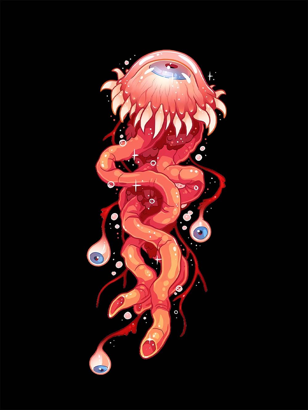 Cosmic Eye Entity Washed Tshirt