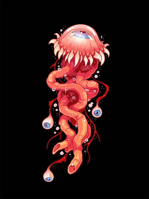 Cosmic Eye Entity Washed Tshirt