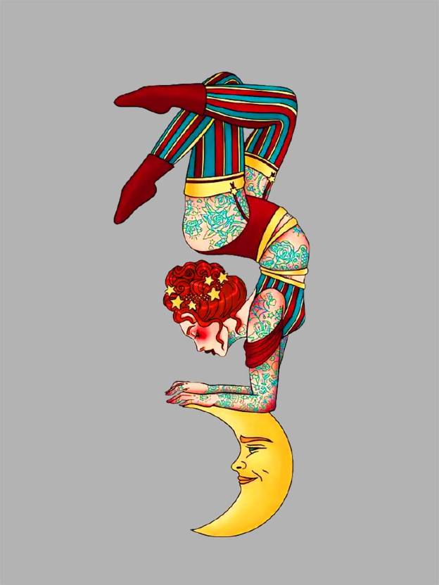 Celestial Acrobat Washed Tshirt