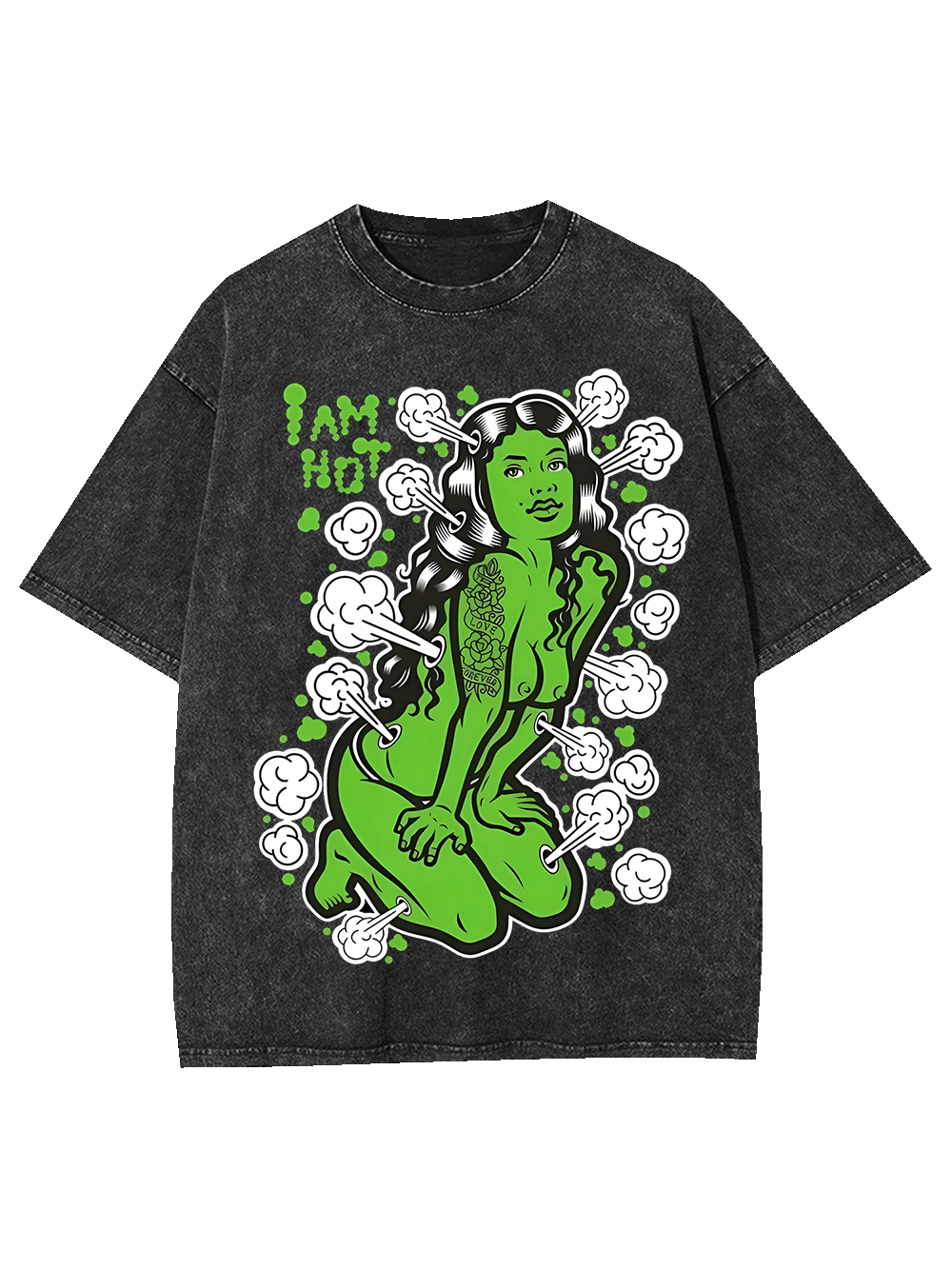 I AM HOT WASHED TSHIRT