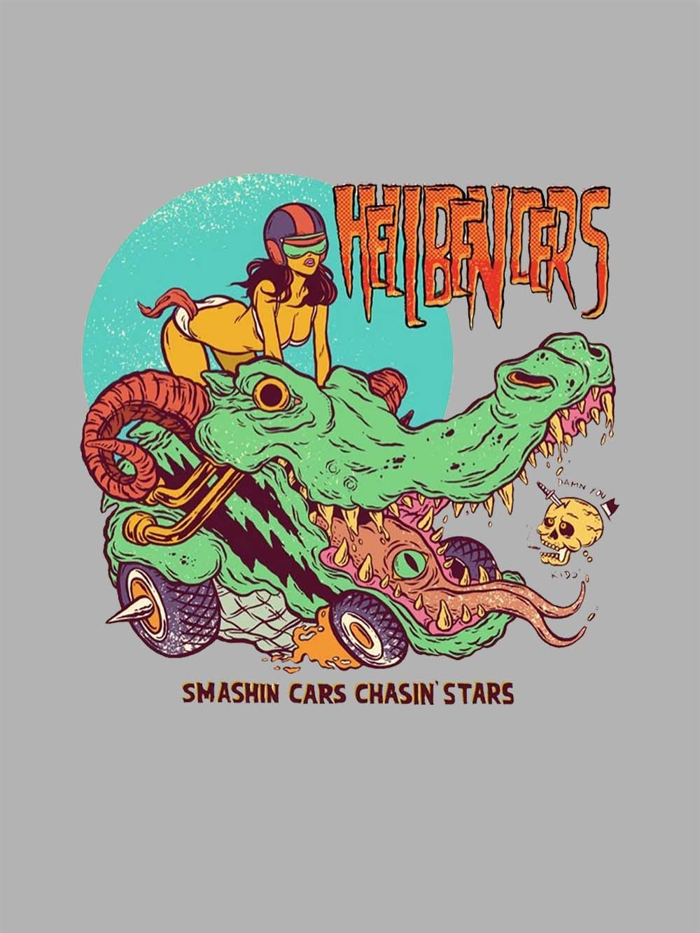 SMASHIN CARS CHASIN IS STARS WASHED TSHIRT