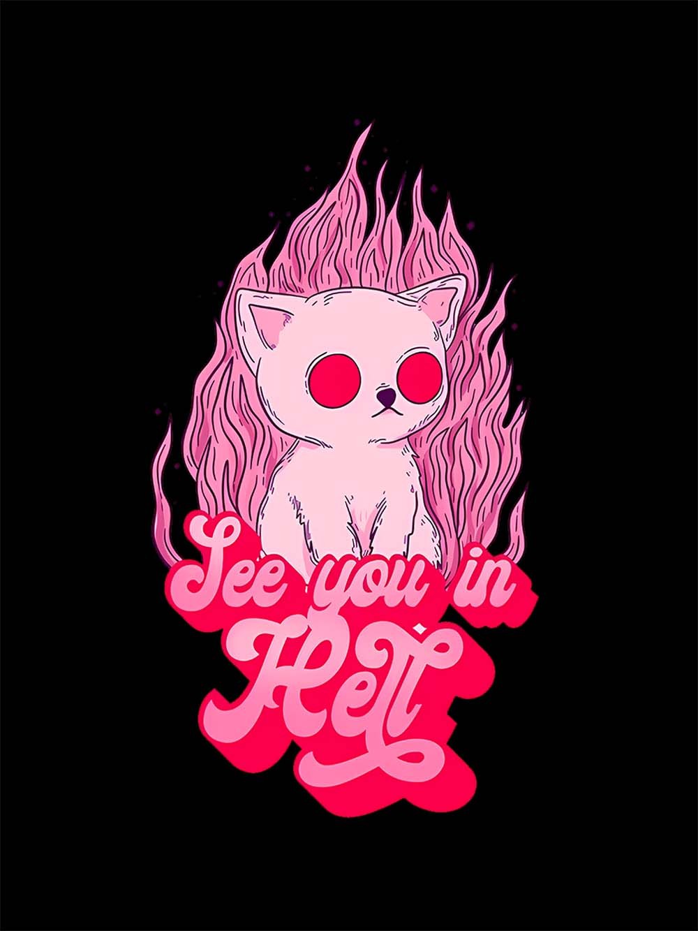 SEE YOU IN HELL WASHED TSHIRT