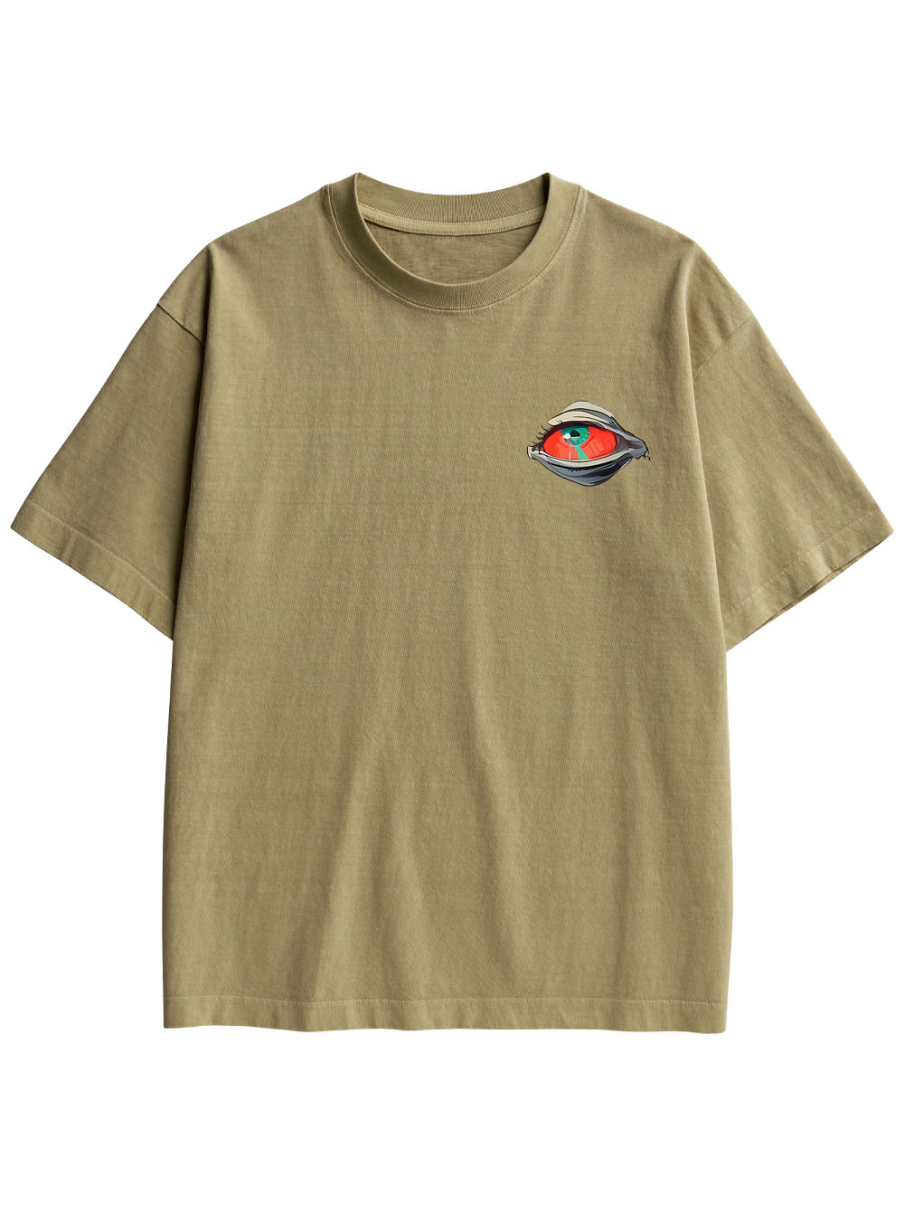 EYES OF THE UNSEEN DOUBLE SIDED PRINT WASHED TSHIRT