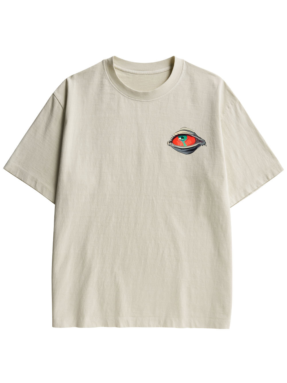 EYES OF THE UNSEEN DOUBLE SIDED PRINT WASHED TSHIRT