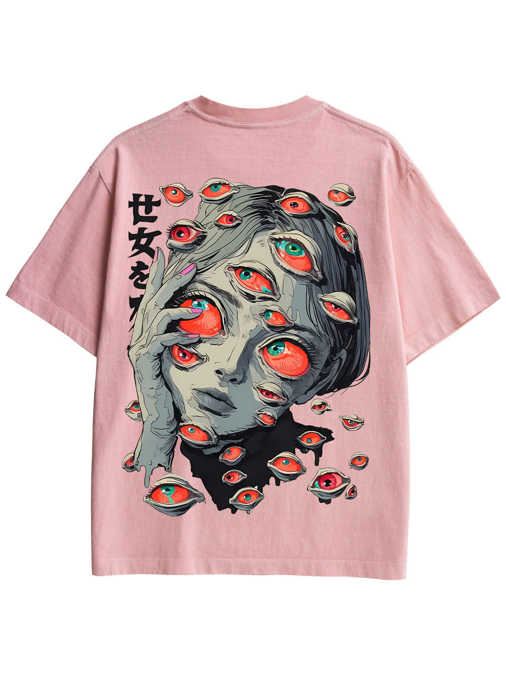 EYES OF THE UNSEEN DOUBLE SIDED PRINT WASHED TSHIRT