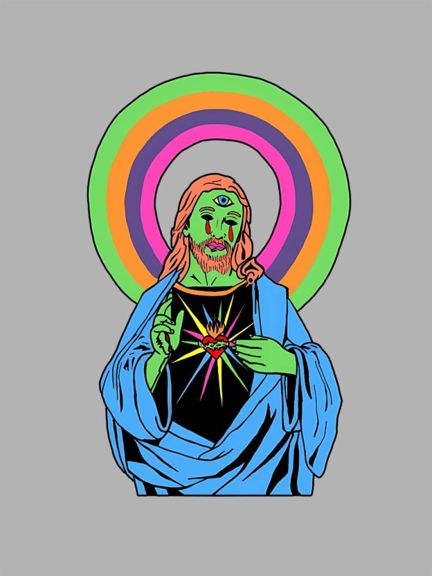 DIVINE VISION WASHED TSHIRT