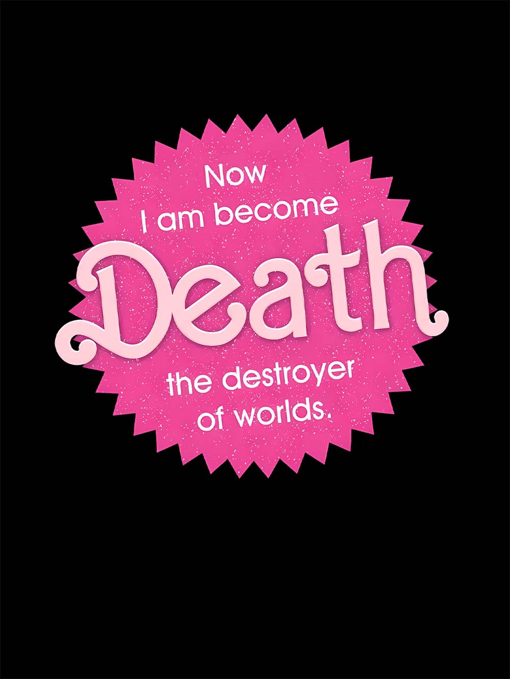 Sparkly Harbinger of Death Washed Tshirt