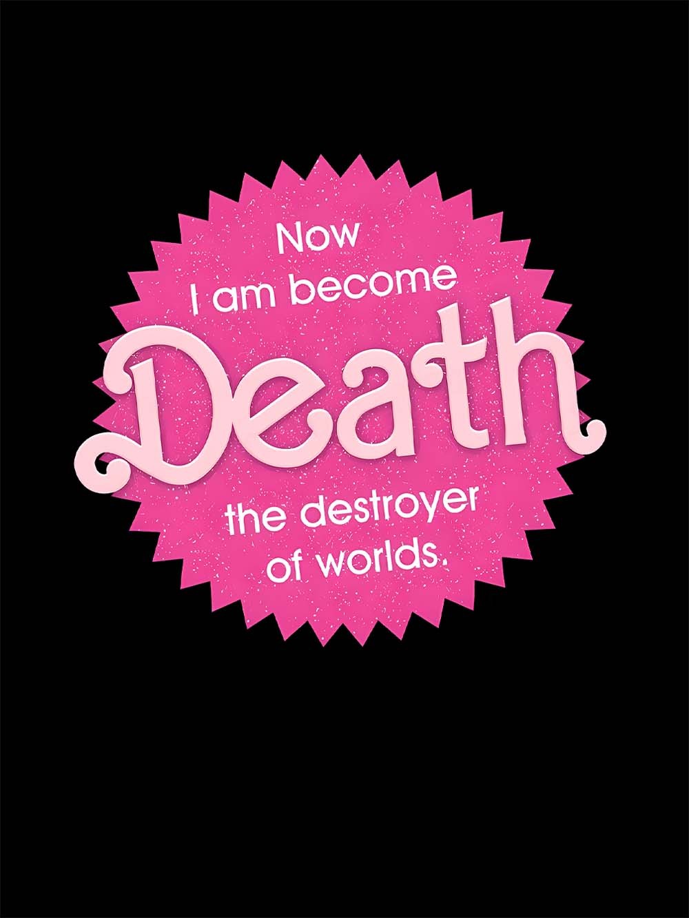 Sparkly Harbinger of Death Washed Tshirt