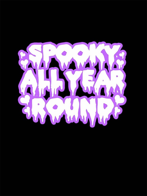 Spooku All Year Round Washed Tshirt
