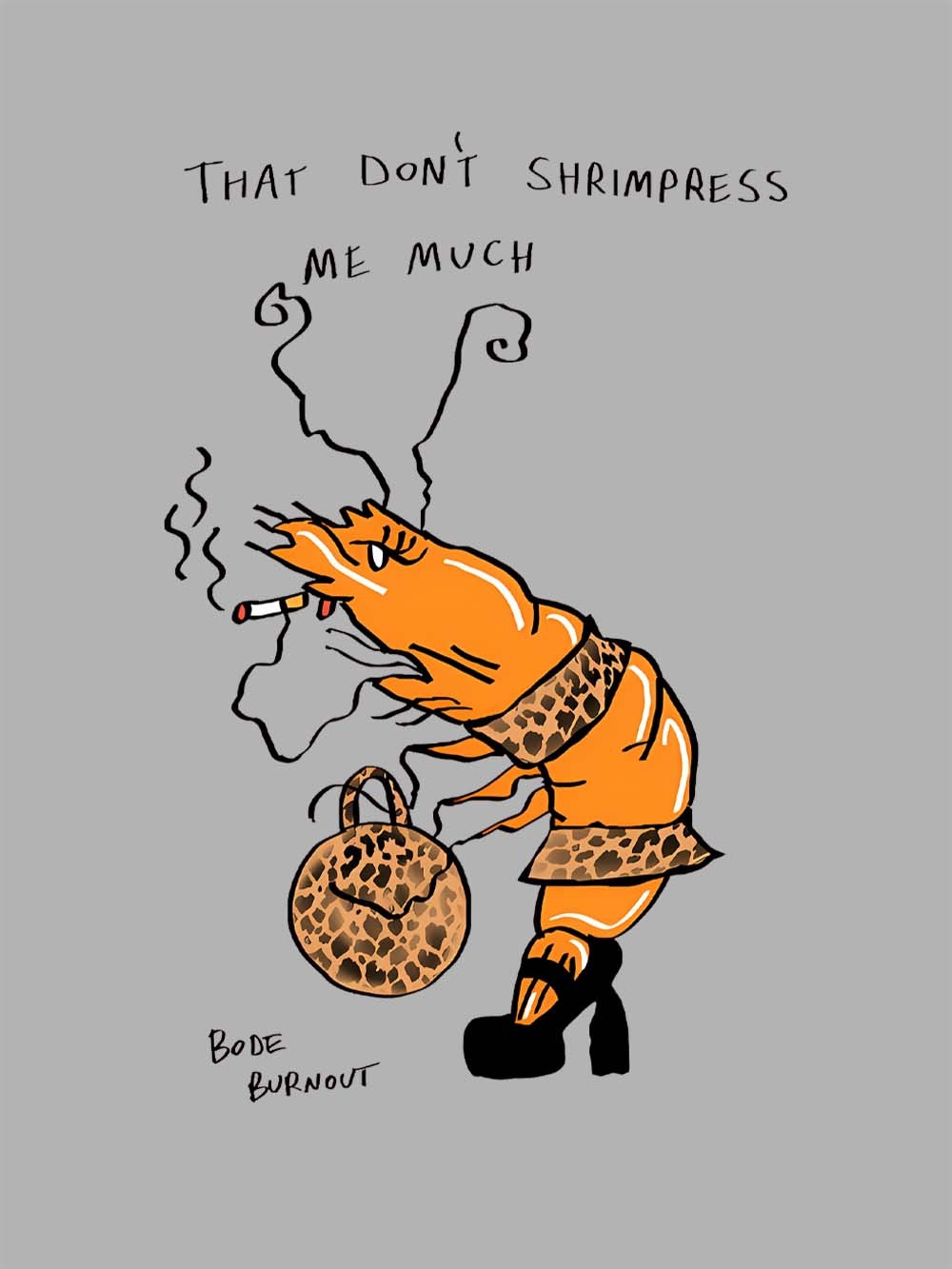 Shrimpress Attitude Washed Tshirt