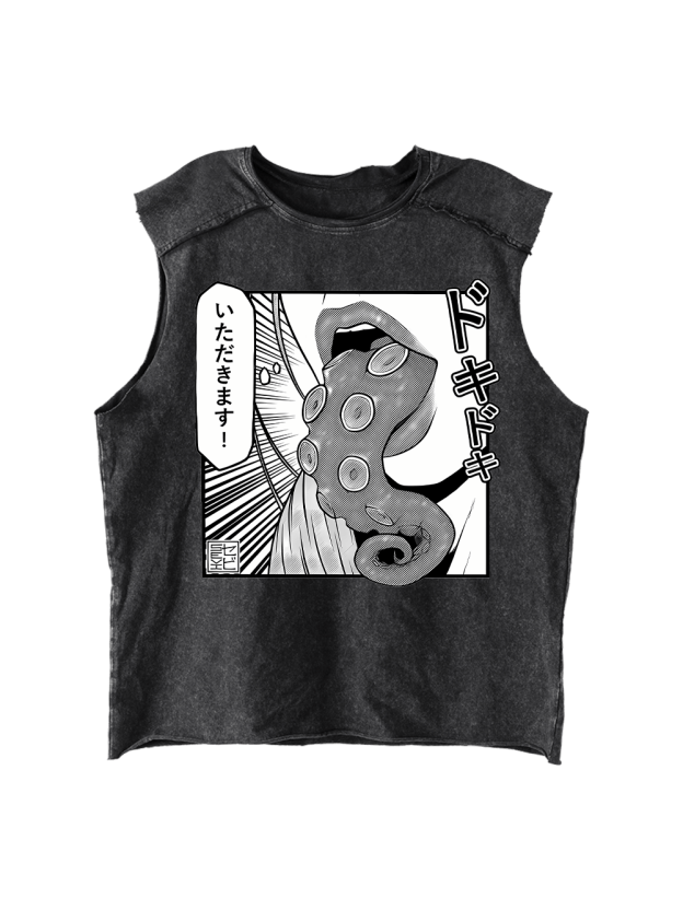 Tentacle Distressed Tank Top