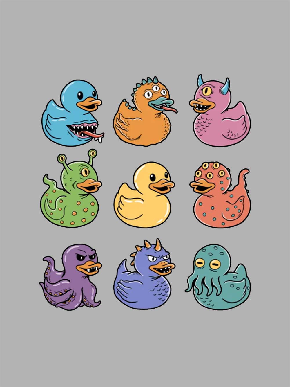 Monster Ducks Washed Tshirt