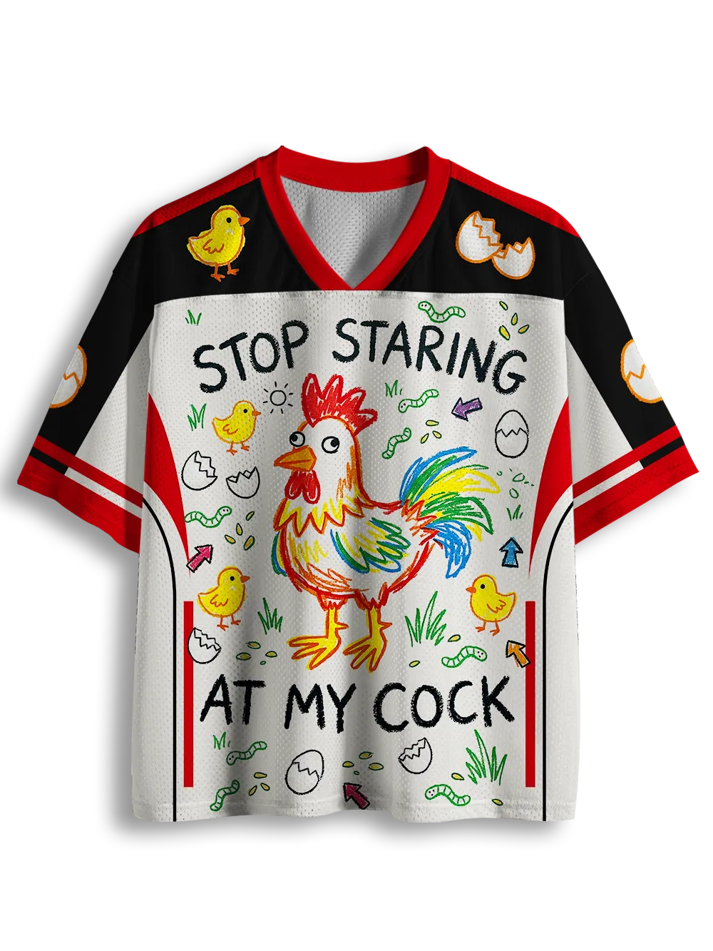 STOP STARING AT MY COCK MESH JERSEY