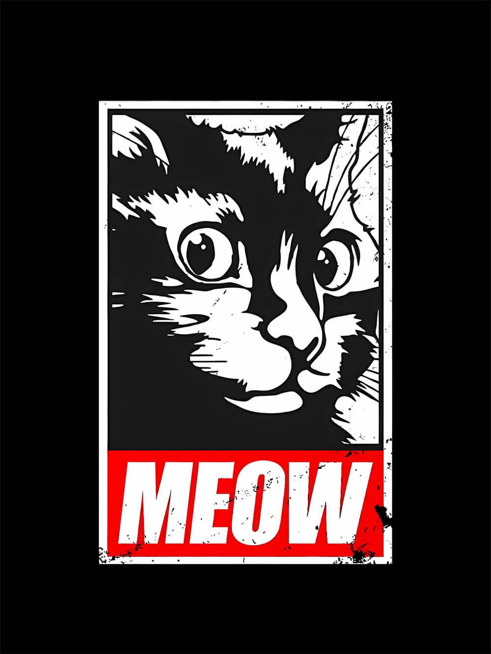 MEOW WASHED TSHIRT