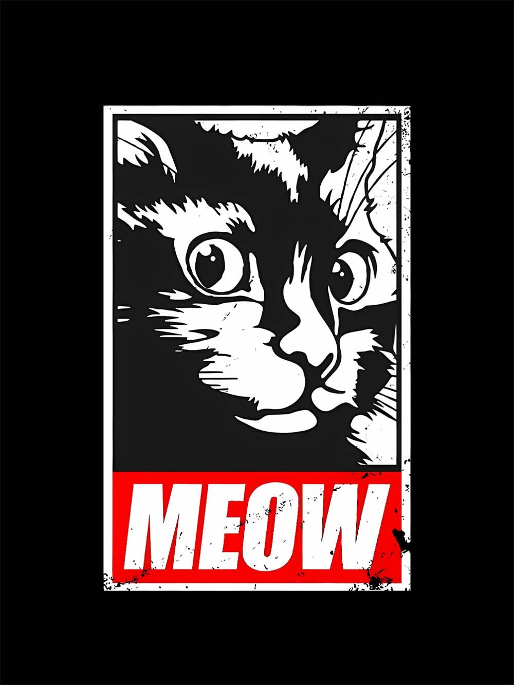 MEOW WASHED TSHIRT
