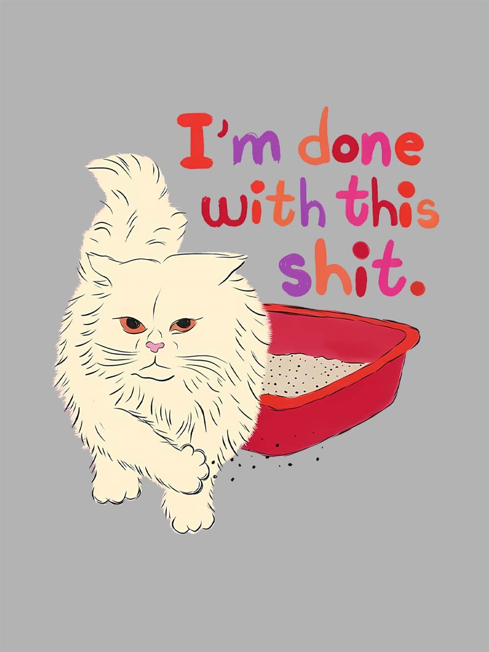 I'M DONE WITH THIS SHIT WASHED TSHIRT