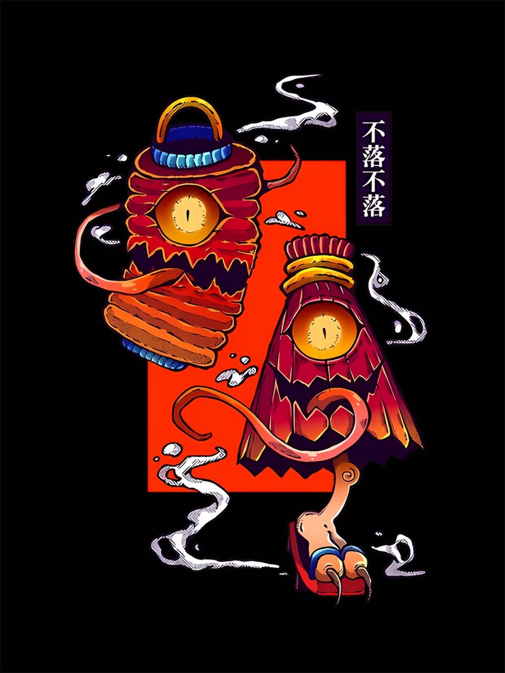 EYE LANTERNS WASHED TSHIRT