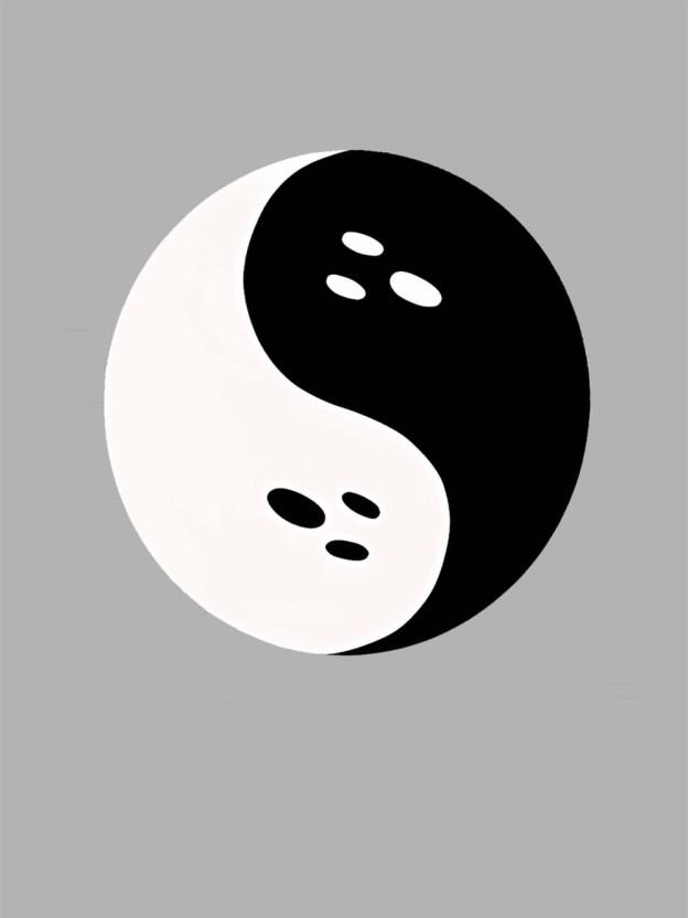 Spooky Yin Yang Washed Tshirt