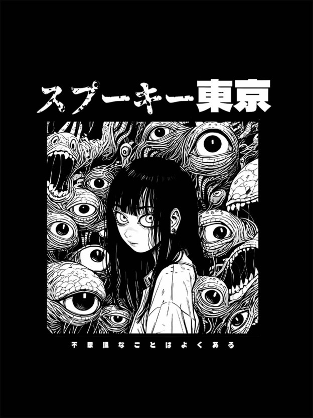 Spooky Tokyo Washed Tshirt