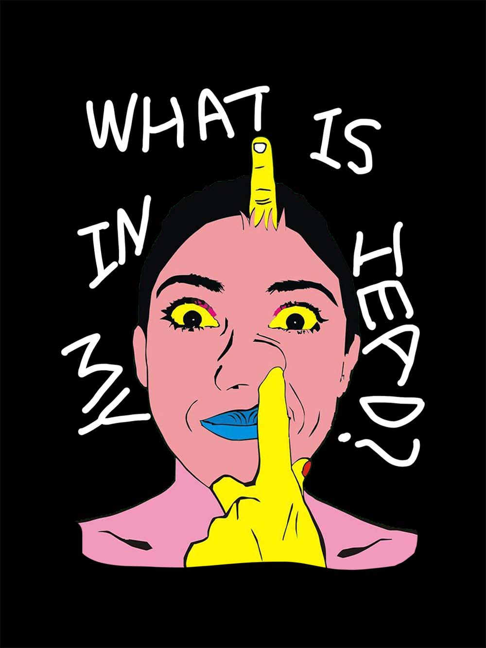 What Is In My Heads?  Washed Tshirt