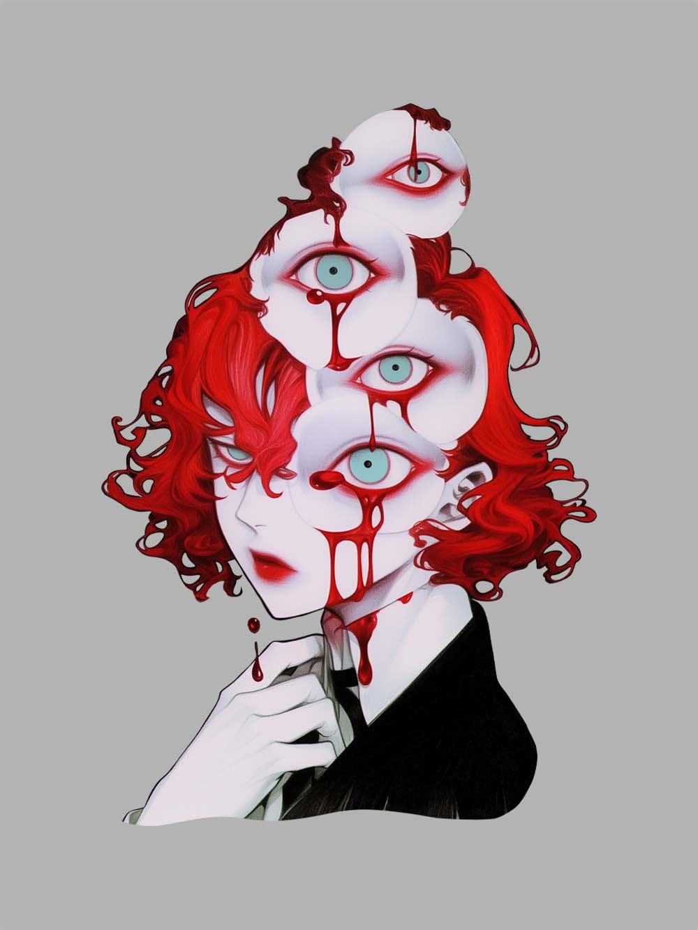 SURREAL GAZE WASHED TSHIRT