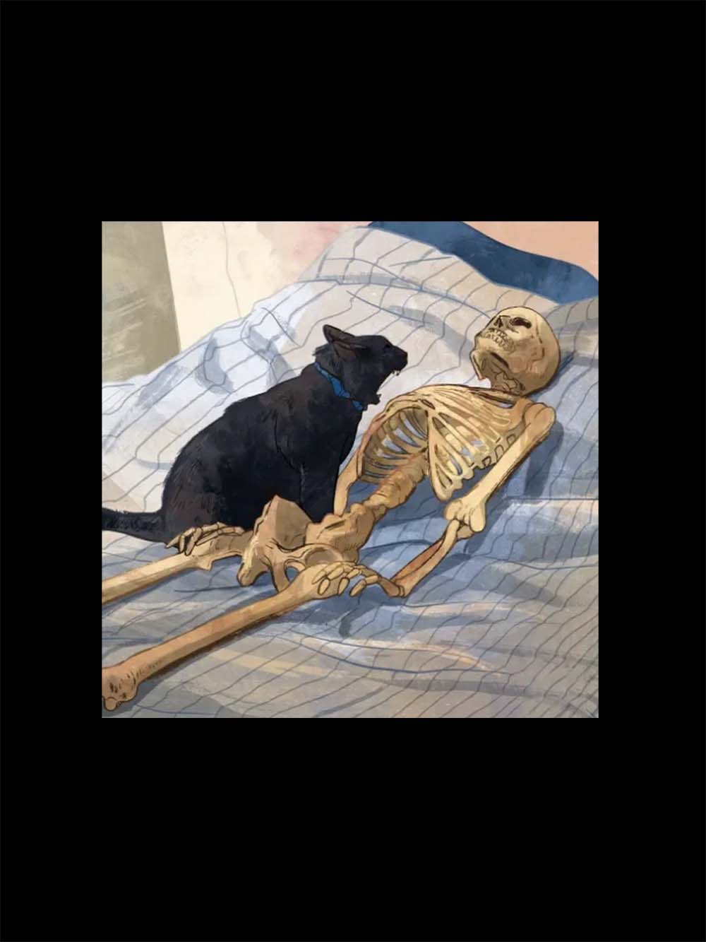 Wake Up Human Washed Tshirt